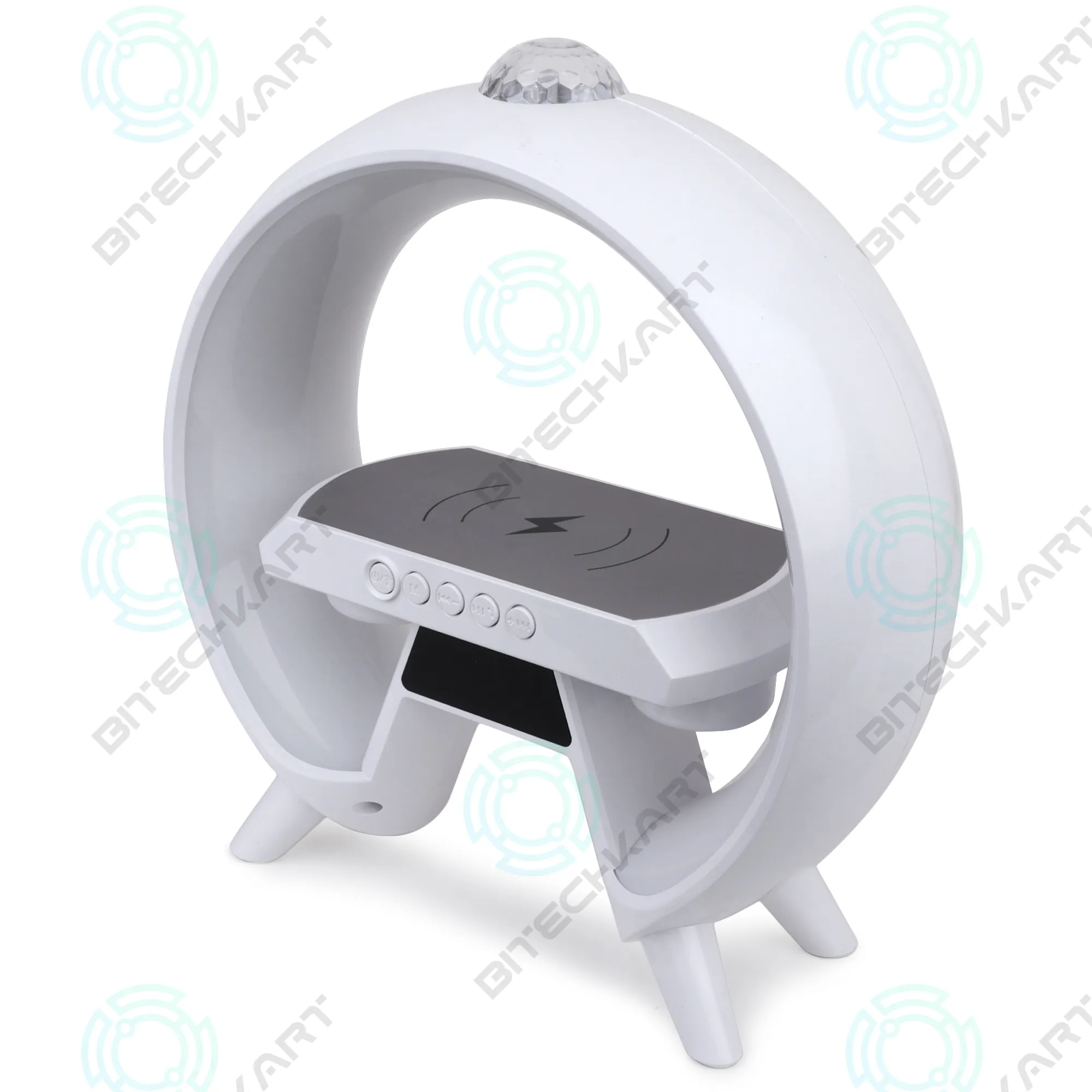 Ring Shaped LED Wireless Charging Speaker