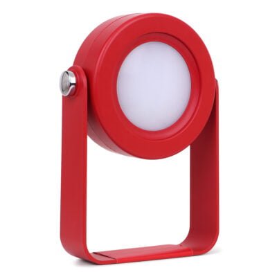 Table Lamp Touch Night Light - Portable Rechargeable LED Lantern Lamp Retractable, Touch Control 3 Intensity Levels Lights for Study Room,Desk,Kids Room,Office - Red