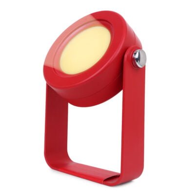 Table Lamp Touch Night Light - Portable Rechargeable LED Lantern Lamp Retractable, Touch Control 3 Intensity Levels Lights for Study Room,Desk,Kids Room,Office - Red - Image 4