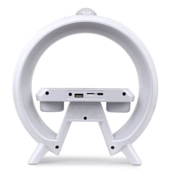 15W Ring Shaped LED Wireless Charging Speaker - Image 5