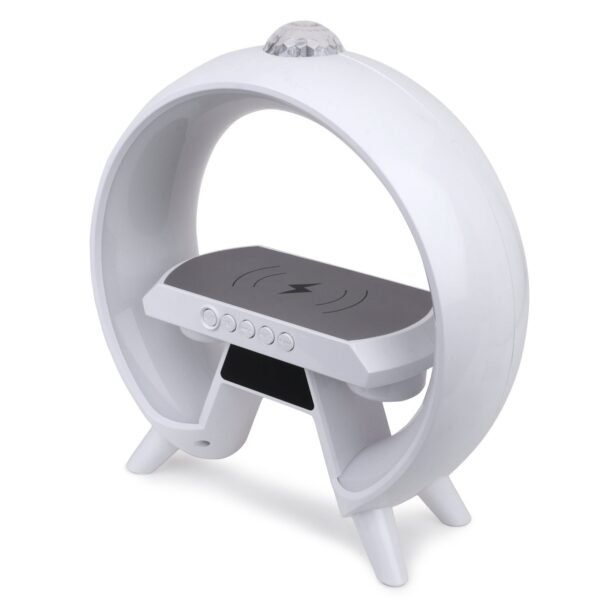 15W Ring Shaped LED Wireless Charging Speaker - Image 2
