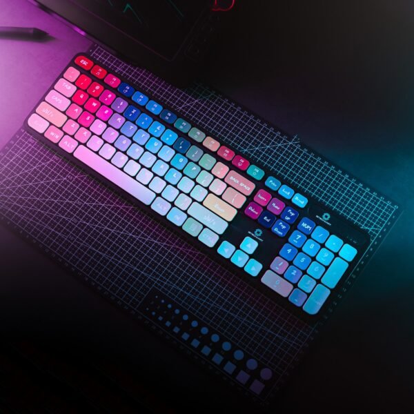 Bitechkart Wireless Keyboard Mouse Combo - Black - Image 7
