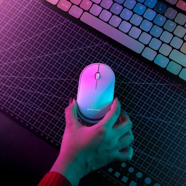 Bitechkart Wireless Keyboard Mouse Combo - Black - Image 5