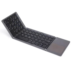 Bitechkart Folding BT Keyboard with Touchpad -Grey