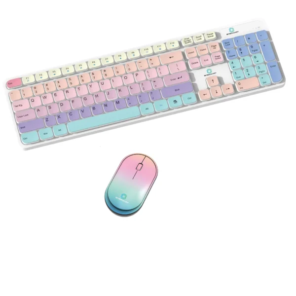 Bitechkart Wireless Keyboard Mouse Combo - White